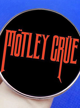 MotleyCrue克鲁小丑胸针摇滚乐队金属音乐别针胸章合金徽章配饰