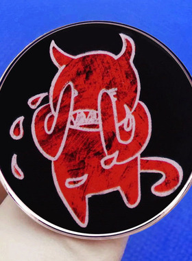 Radiohead电台司令胸针摇滚乐队哭泣的恶魔别针胸章金属合金徽章
