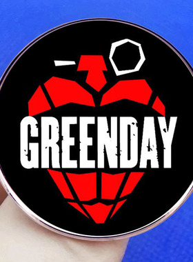 Green Day绿日摇滚乐队胸针朋克音乐别针金属合金徽章配饰