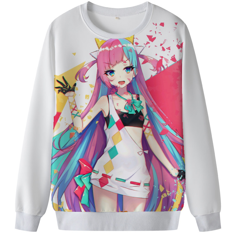 青少年神乐七奈长袖大码定制卫衣 久刻时光卫衣