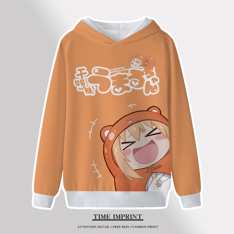 青少年干物妹小埋学生连帽衫潮卫衣 久刻时光卫衣