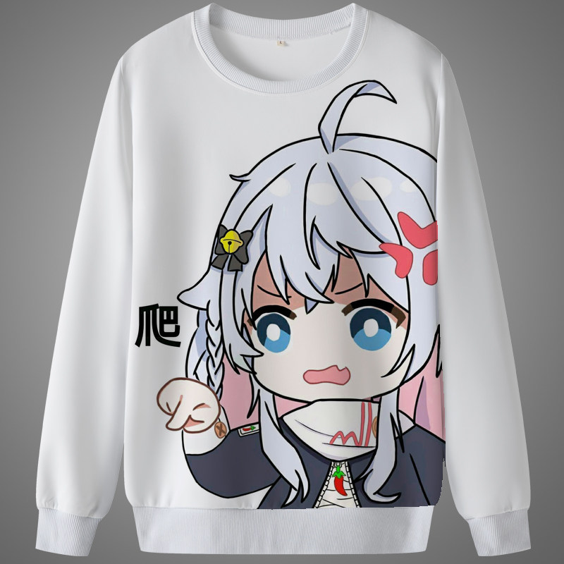 青少年神乐七奈长袖大码定制卫衣 久刻时光卫衣