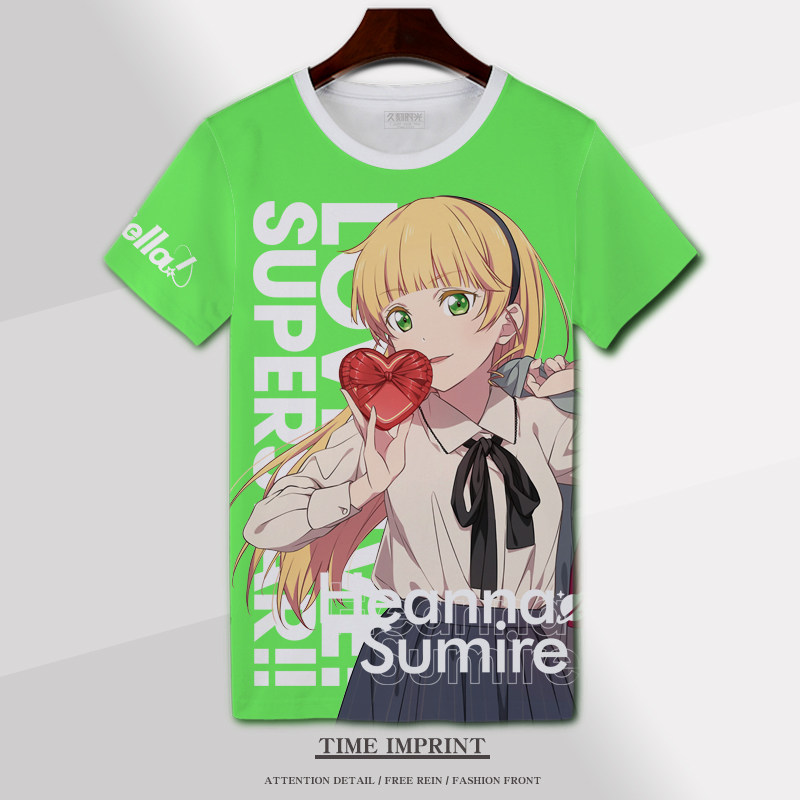 lovelivesuperstar短袖liella t恤 久刻时光T恤