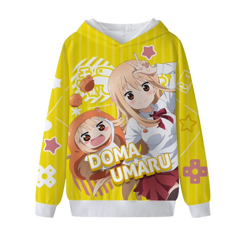 青少年干物妹小埋学生连帽衫潮卫衣 久刻时光卫衣