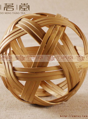 竹编天然摄影道具手玩件