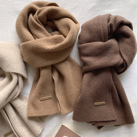 100% pure wool soft and waxy vintage cashmere scarf