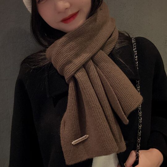 100% pure wool soft and waxy vintage cashmere scarf