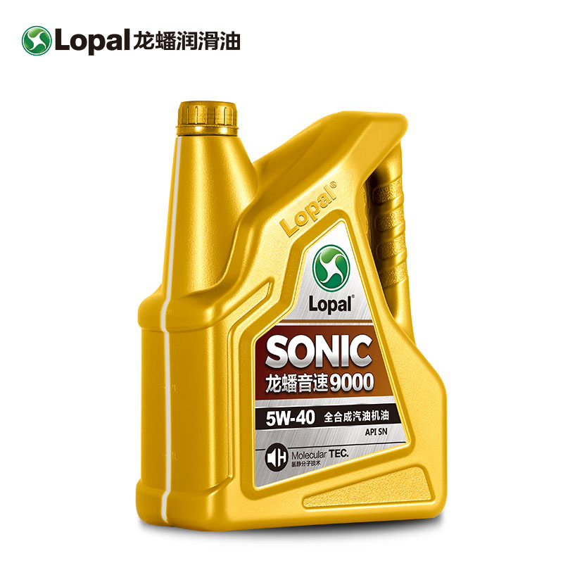 龙蟠SONIC9000 全合成机油SN 5W-40 4L*3瓶发动机润滑油旗舰正品 - 图1