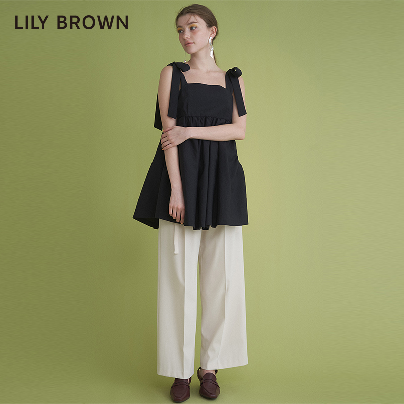 LILY BROWN2023秋冬新品 复古气质拼色尖头细高跟单鞋LWGS234301