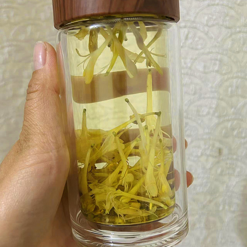 无硫野生金银花中药材干货特级正宗正品忍冬花山银花茶可宝宝洗澡 - 图3