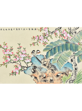 河南国画家协会花鸟名家姜老师手绘真迹字画客厅书房玄关装饰挂画