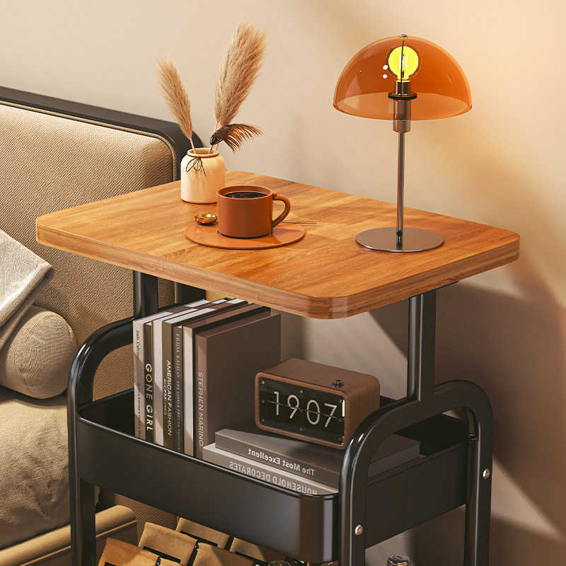 小推车置物架落地多层收纳架可移动床头柜茶几零食家用沙发边几,淘宝优惠券,粉丝福利购,淘宝优惠卷