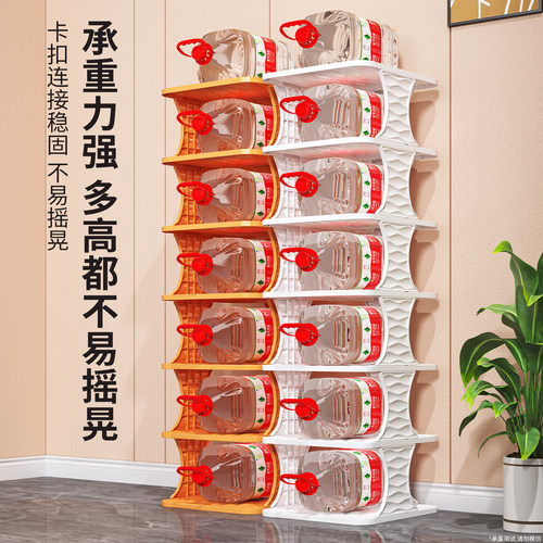 鞋架子小窄门口多层家用入户门简易鞋柜2026新款宿舍小型出租房用 - 图3