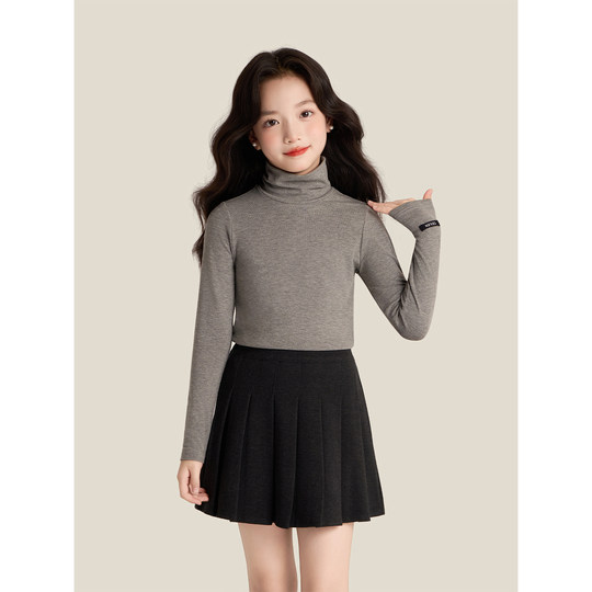 Falda plisada de lana gruesa para niña Amybaby