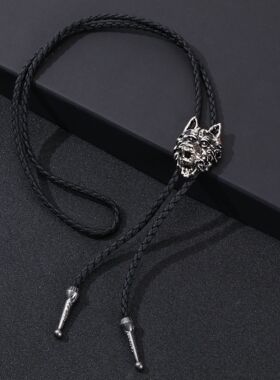 百搭时尚个性波洛领带吊坠合金