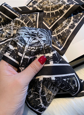 围脖子女时尚百搭衬衫方巾职业