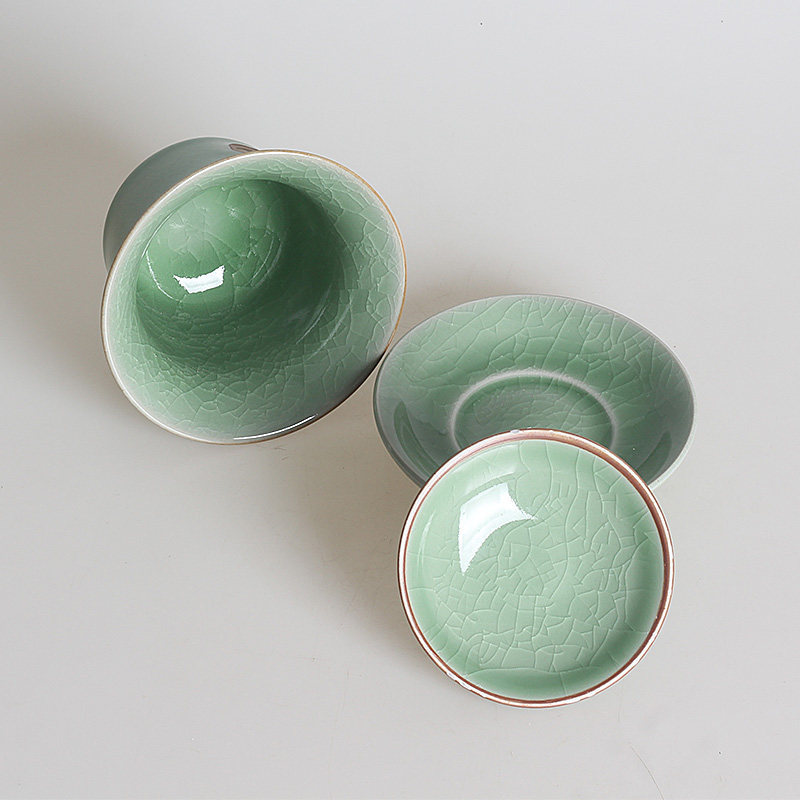 走量亏本处理只需13.9元哥窑三才盖碗冰裂泡茶碗中式陶瓷单人敬茶,淘宝优惠券,粉丝福利购,淘宝优惠卷