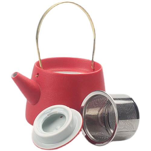 日式粗陶茶壶耐热提梁壶泡茶器普洱壶泡茶壶单壶家用陶瓷功夫茶具 - 图3