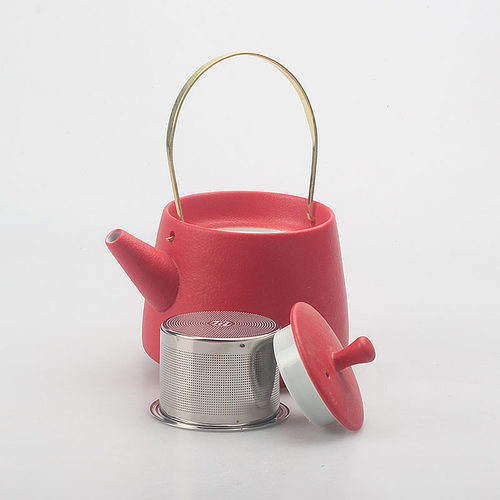 日式粗陶茶壶耐热提梁壶泡茶器普洱壶泡茶壶单壶家用陶瓷功夫茶具 - 图2