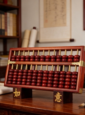 红花梨老式风工艺礼物摆件