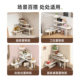Desktop corner deformable multi-layer storage rack