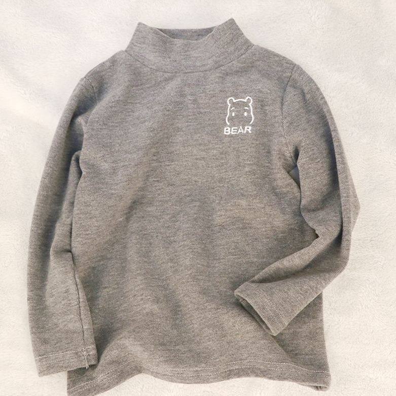 宝宝打底衫儿童上衣薄绒棉秋款中小童半高领磨毛内搭男童长袖T恤,淘宝优惠券,粉丝福利购,淘宝优惠卷