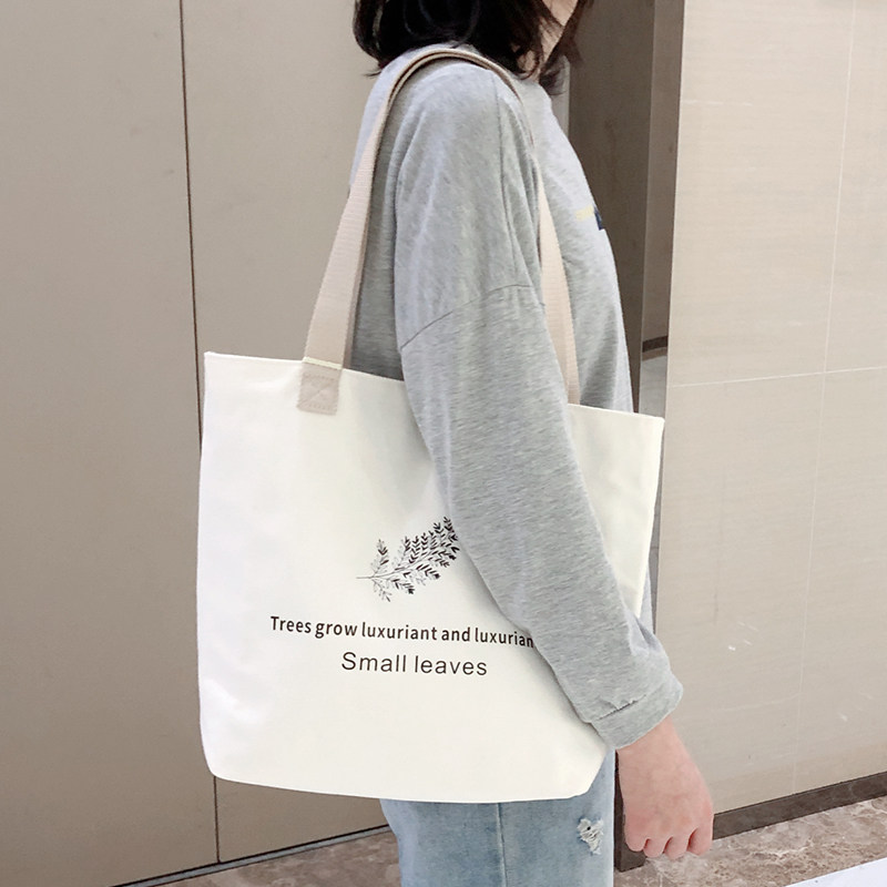 女大学生上课大容量定制日系帆布包 合肥雨凡箱包女士包袋