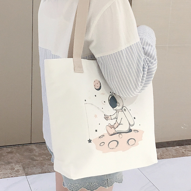 帆布包女夏手提布袋大容量单肩包 合肥雨凡箱包女士包袋