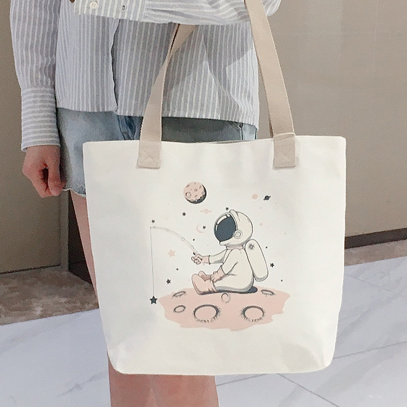 帆布包女夏手提布袋大容量单肩包 合肥雨凡箱包女士包袋