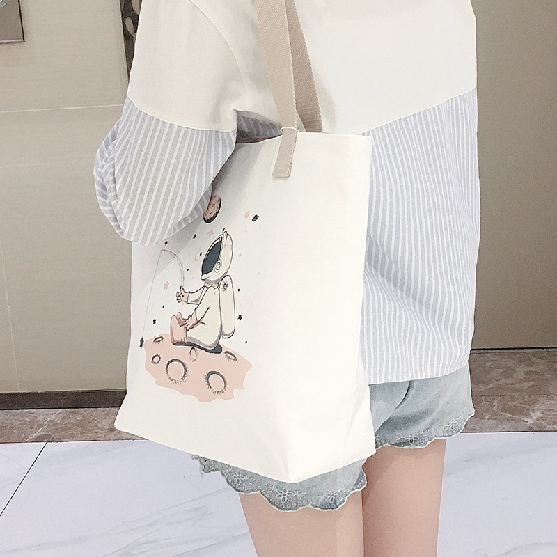 帆布包女夏手提布袋大容量单肩包 合肥雨凡箱包女士包袋