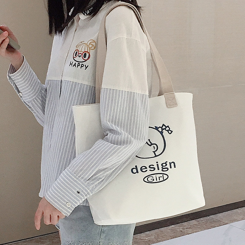 补课包手提袋帆布斜挎手提补习拎书 合肥雨凡箱包女士包袋