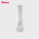 Wilson Unisex Stretch Rib Cushioning Antibacterial Fit Versatile Sports Tennis Socks ແອວສູງ