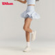 Wilson威尔胜官方夏季女士MIDTOWN一体织运动网球内置底裤半身裙