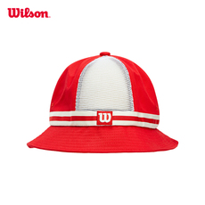 теннисная кепка wilson威尔胜官方男女通用中性网球帽运动圆帽秋季潮流时尚渔夫帽