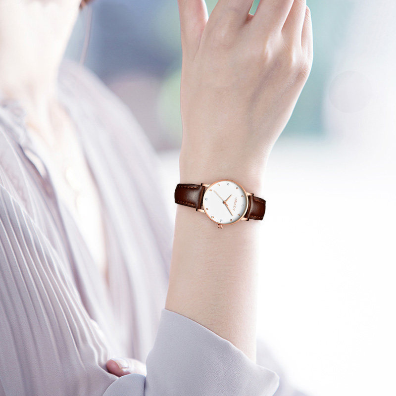 格雷迪防水正品陶瓷女士潮流石英表 格雷迪国产腕表