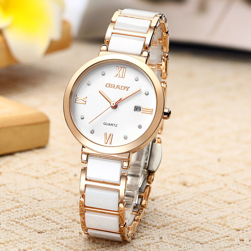 格雷迪新款女式时尚潮流简约女表 格雷迪国产腕表