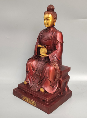 泰山奶奶铜像泰山奶奶