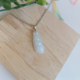 Natural Jadeite Green Bean Jade Pendant Necklace