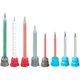Static ab mixing tube dispensing stirring needle double portion