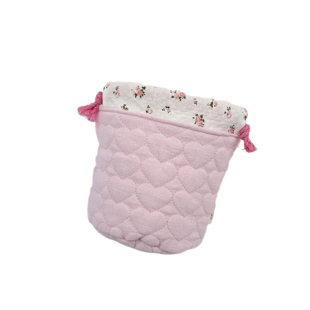 束口收纳袋圆筒化妆品首饰桌面置物篮小篮子耳机杂物整理筐,淘宝优惠券,粉丝福利购,淘宝优惠卷