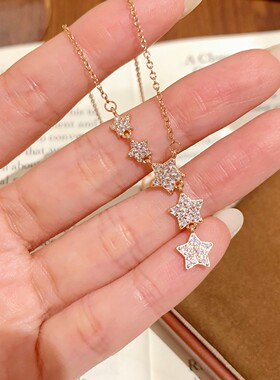 2026年热销星星项链女轻奢时尚ins风精致百搭设计五角星款项饰品