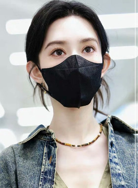 孟子义同款天然石珍珠串珠项链女新款复古轻奢高级感锁骨链春夏