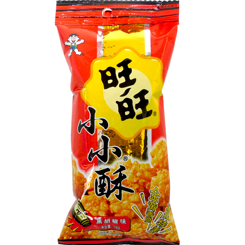 旺旺小小酥18g网红爆款休闲食品鸡米花膨化儿童零食怀旧小吃