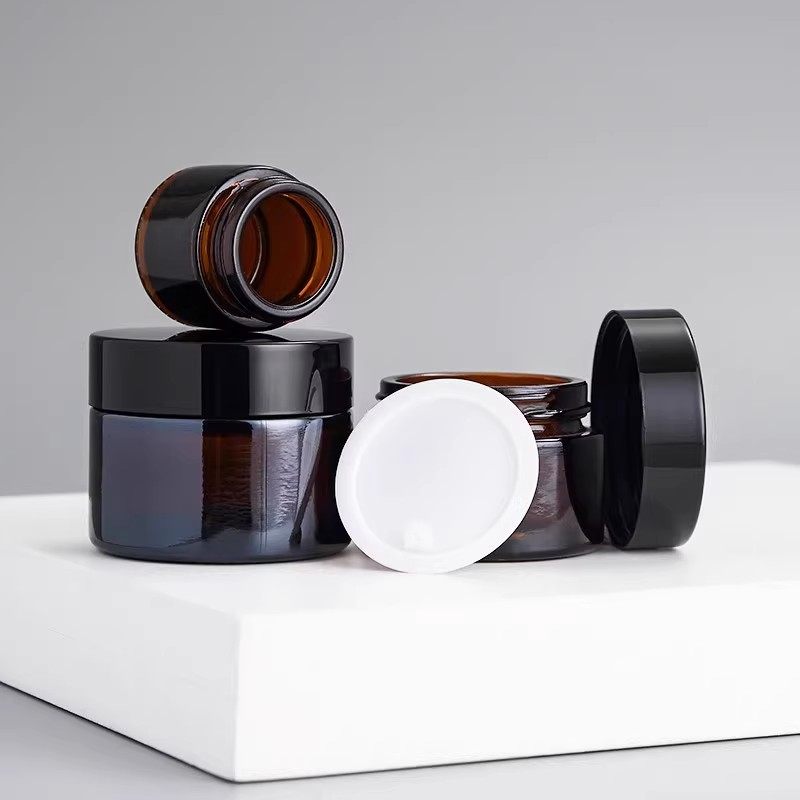 面霜分装瓶玻璃避光旅行便携化妆品护肤品小样眼霜膏空瓶子分装盒,淘宝优惠券,粉丝福利购,淘宝优惠卷