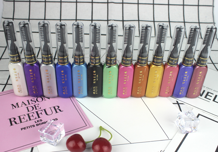 一次性染发喷雾一次白色蓝色银色染色剂挑染染发膏蜡笔渐变染发棒 - 图1