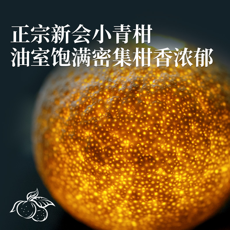 中广德盛正宗新会小青柑云南陈皮普洱茶熟茶生晒小青桔新茶叶250g