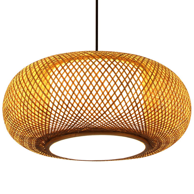 竹灯中式吊灯竹编田园餐厅灯日式榻榻米茶室客厅书房灯笼复古灯具,淘宝优惠券,粉丝福利购,淘宝优惠卷