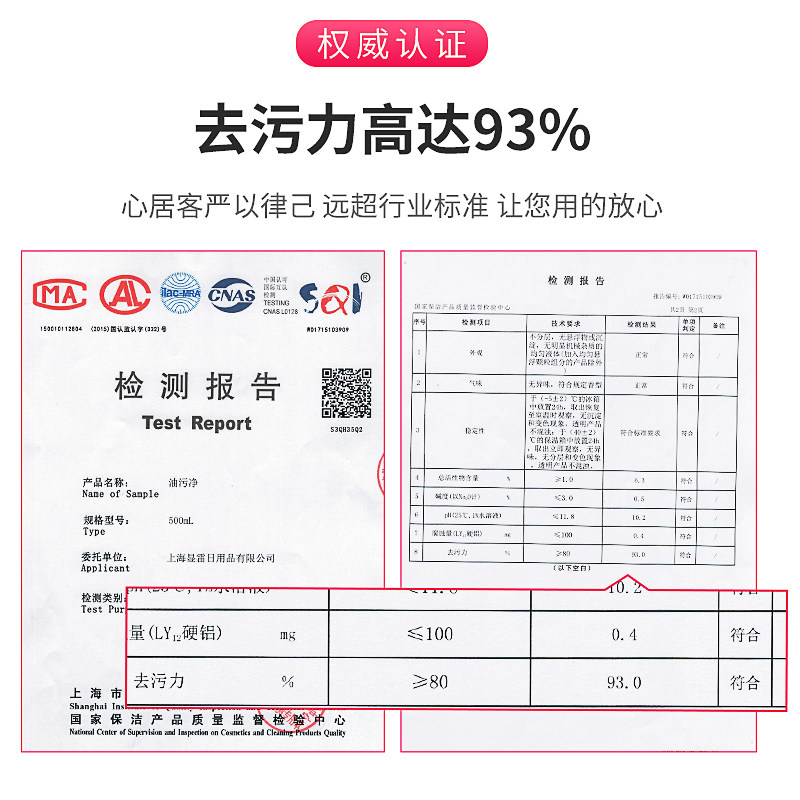满100减50厨房神器泡沫除垢清洗剂 心居客油污清洁剂