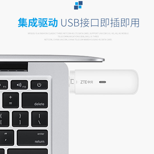 ZTE pluggable laptop USB network card