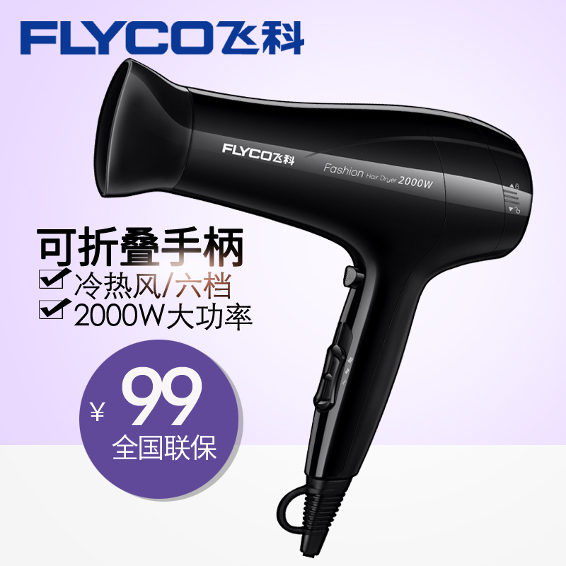 Flyco/飛科FH6231電吹風機大功率吹風機 專業風筒冷熱風恆溫電吹